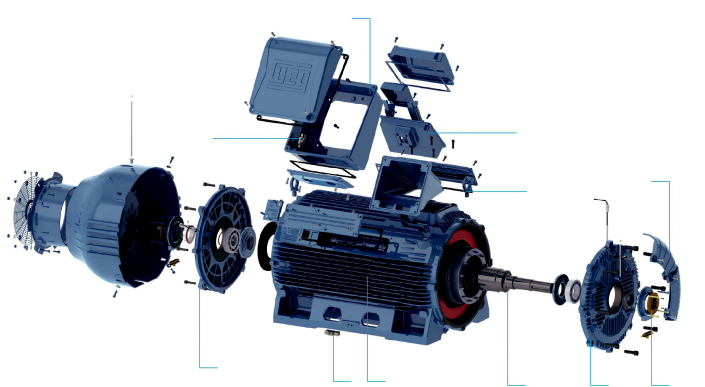 W50電機(jī)分解圖